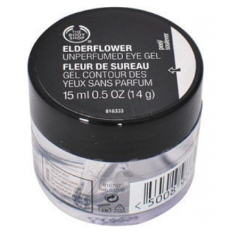 the body shop Elderflower Unperfumed Eye Gel 15ml-500x500